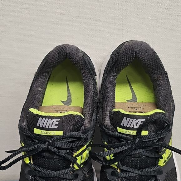 NIKE DART 10 ANTHRACITE/VOLT MENS SNEAKERS BFPM-07-073 - Picture 4 of 10